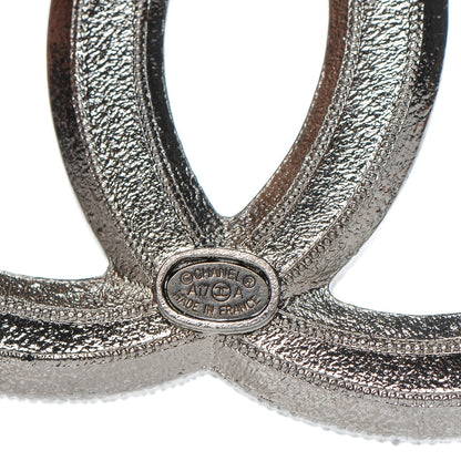 Chanel Ruthenium Pearl CC Brooch Dark Grey 4 of 4