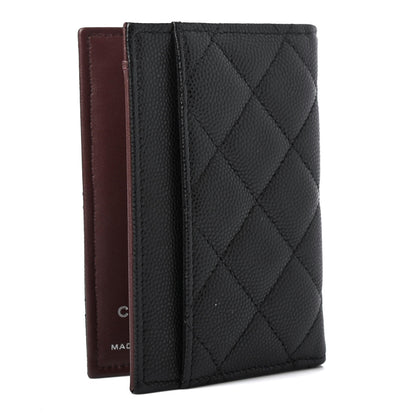 Chanel Caviar Quilted Card Holder Wallet Black 2 of 4