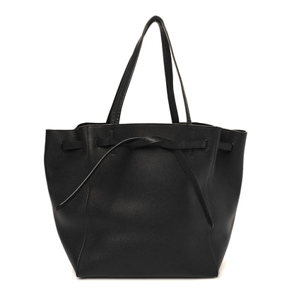 Celine Soft Grained Calfskin Small Belt Cabas Phantom Black 1 of 10