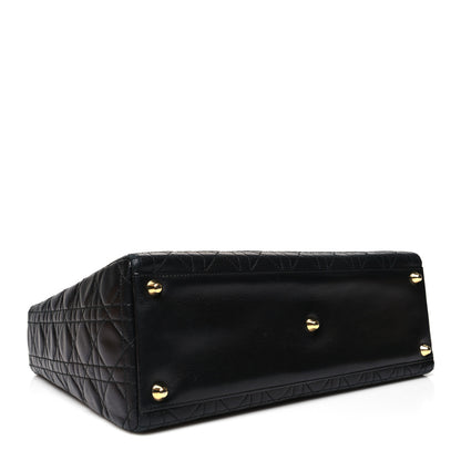 Christian Dior Lambskin Cannage Large Lady Dior Black 4 of 12