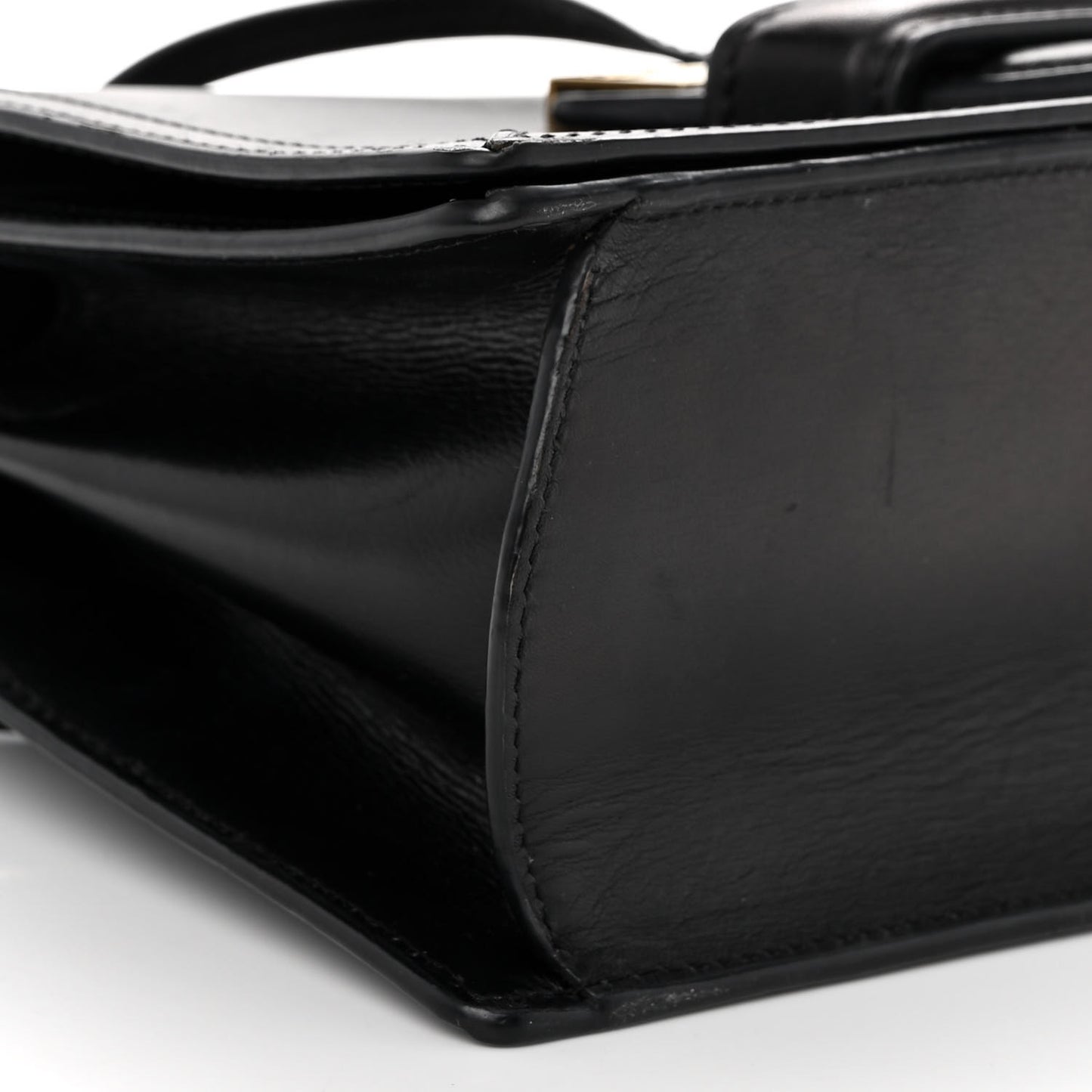 Calfskin Small Barcelona Shoulder Bag Black