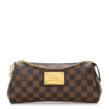 Louis Vuitton Damier Ebene Eva Clutch 1 of 8