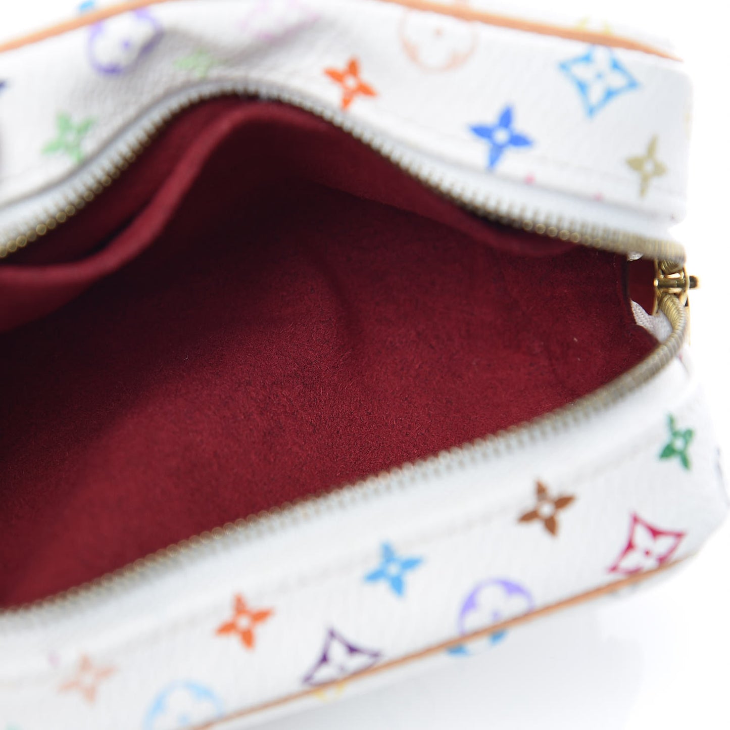Monogram Multicolor Trousse Wapity White