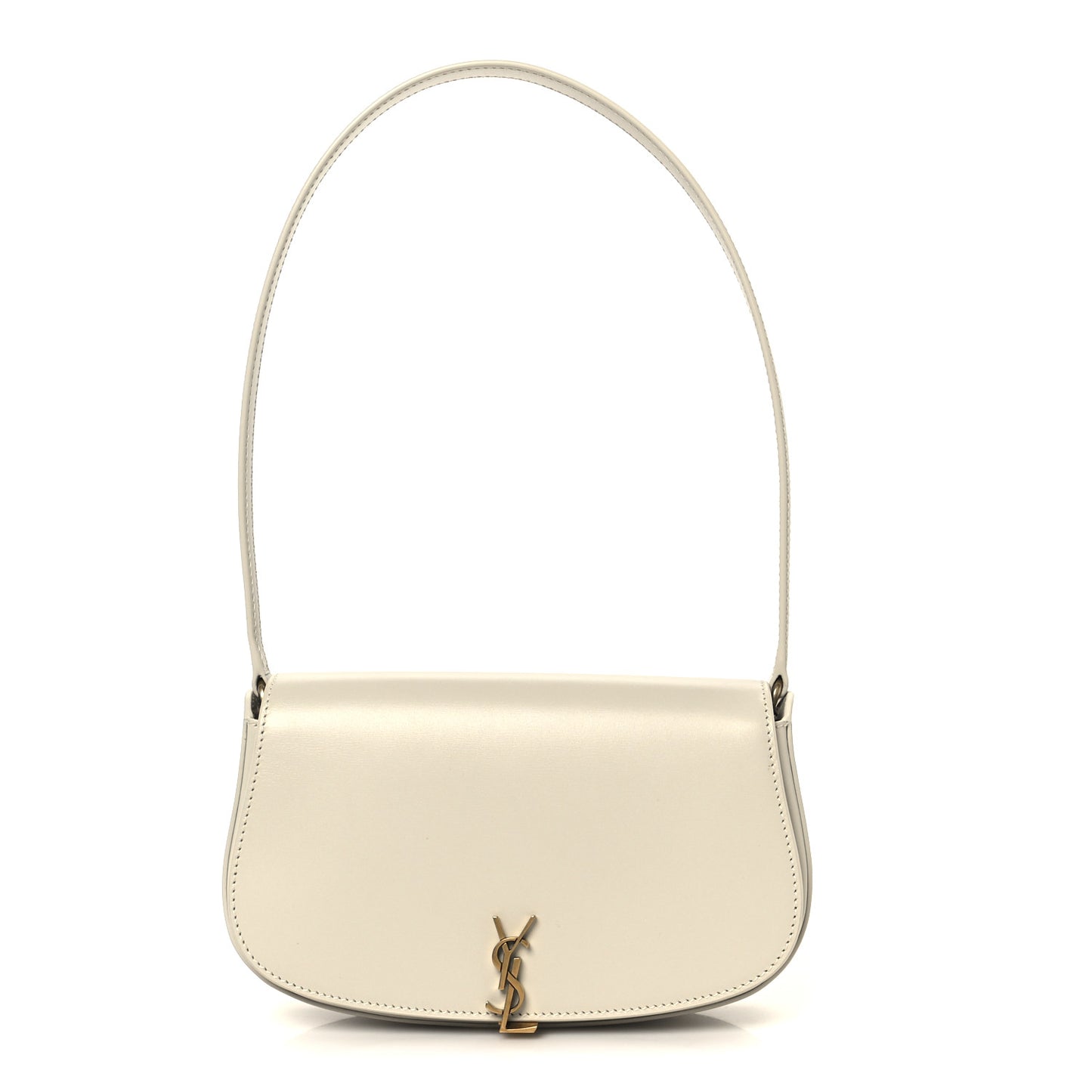 Box Calfskin Mini Voltaire Shoulder Bag Crema soft