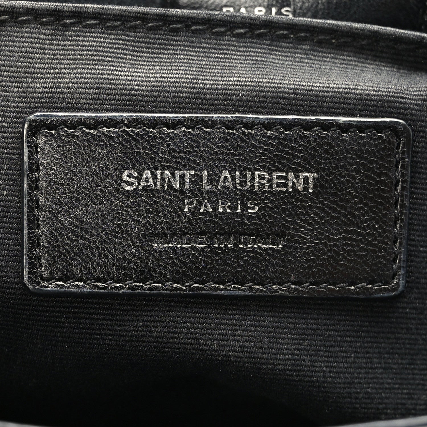 Saint Laurent Calfskin Y Quilted Monogram Loulou Flap Bag Black 7 of 10