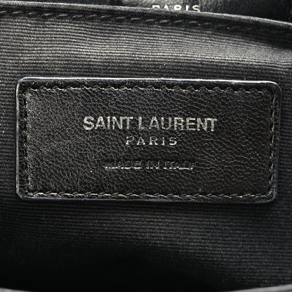 Saint Laurent Calfskin Y Quilted Monogram Loulou Flap Bag Black 7 of 10