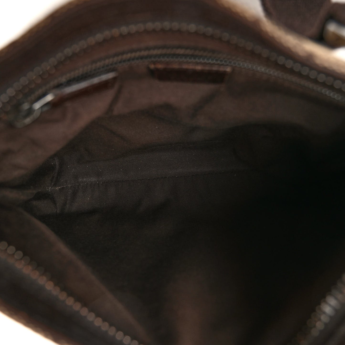 Monogram Flat Messenger Bag Dark Brown