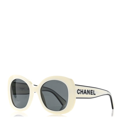 Chanel Acetate Sunglasses 71414 White 1 of 8