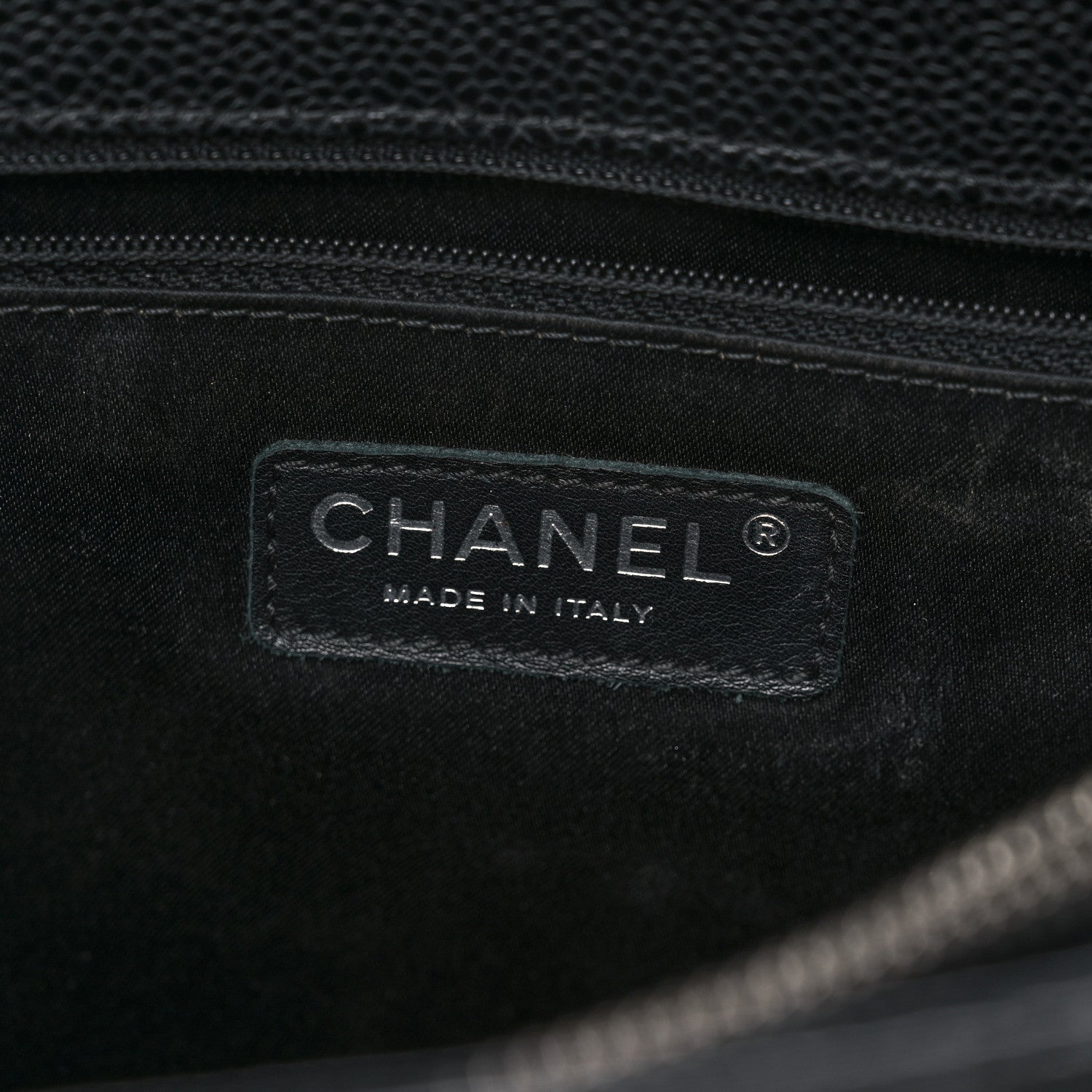 Chanel Caviar Quilted Grand Shopping Tote GST Black 6 of 11