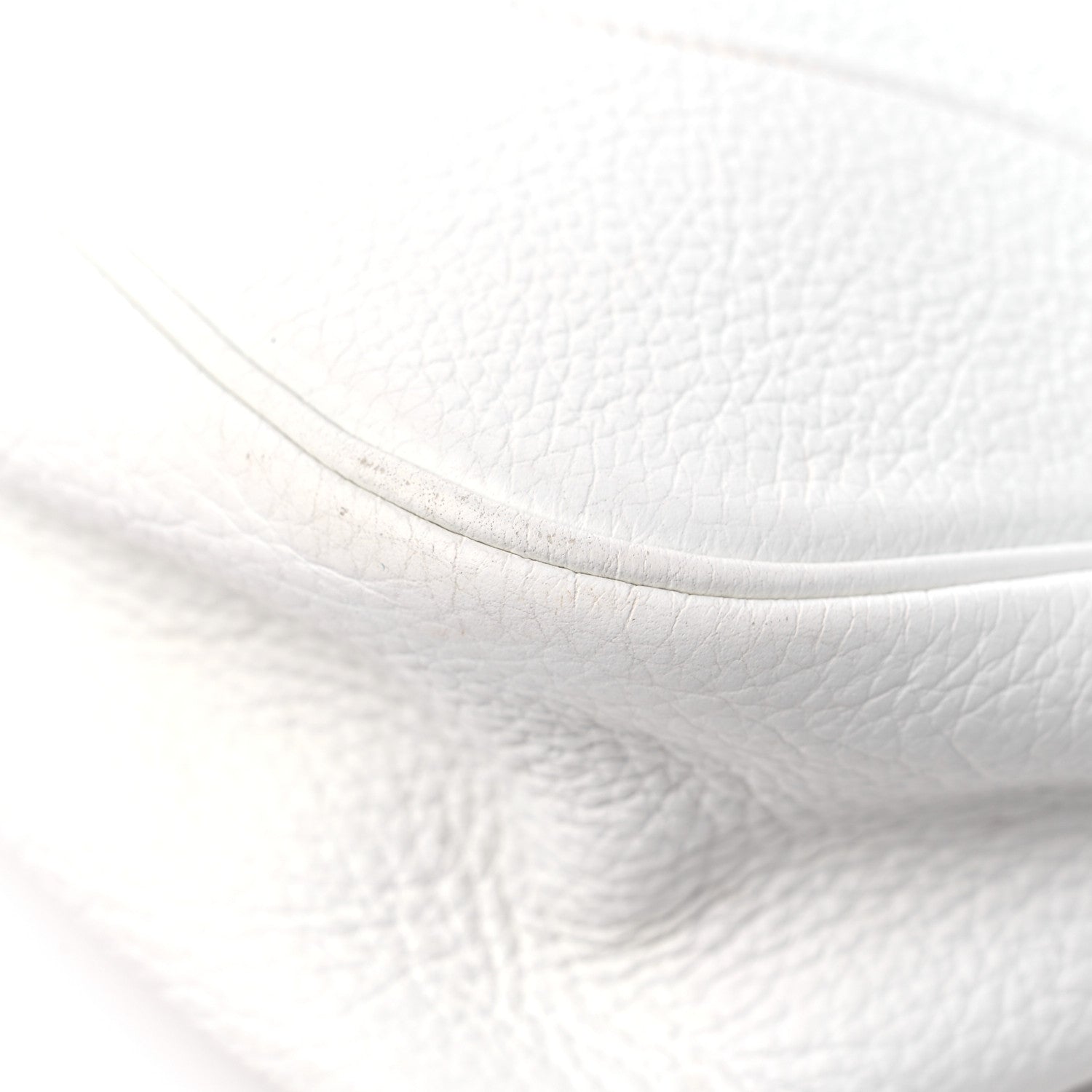Hermes Taurillon Clemence Sac Trim II 35 White 7 of 15