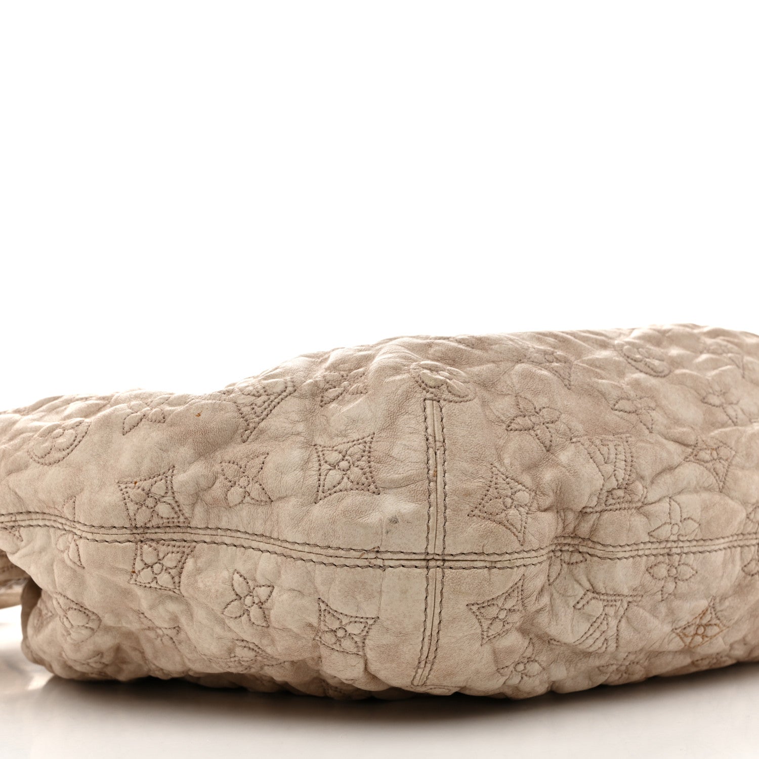 Louis Vuitton Lambskin Olympe Nimbus GM Ecru 10 of 14