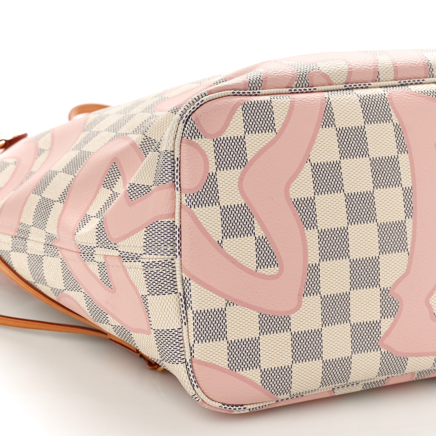 Louis Vuitton Damier Azur Tahitienne Neverfull MM 8 of 11