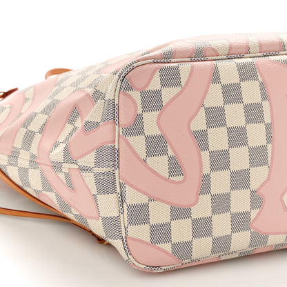 Louis Vuitton Damier Azur Tahitienne Neverfull MM 8 of 11