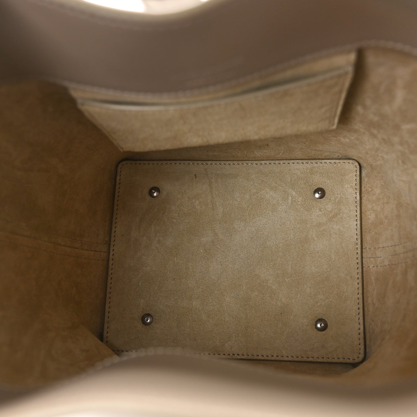 Shiny Calfskin Le 37 Bucket Bag Sea Salt