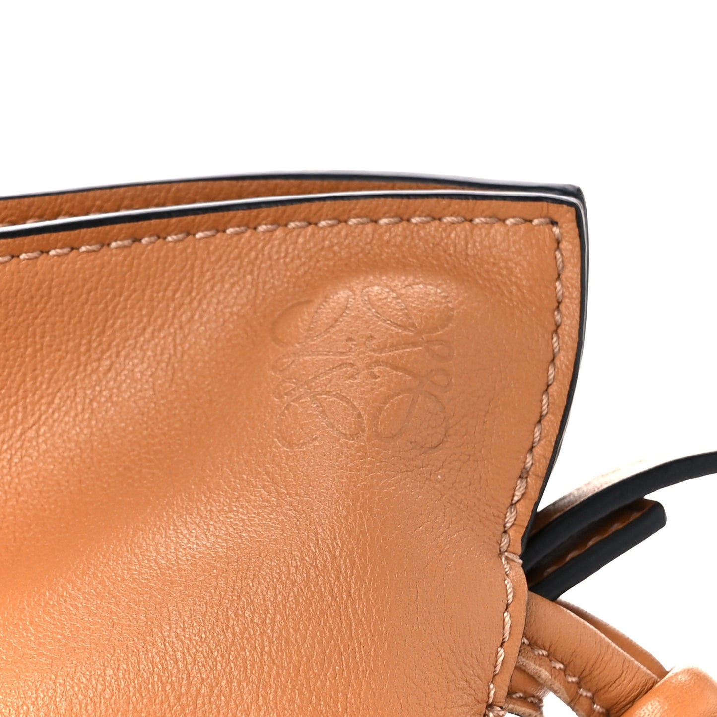 Calfskin Mini Flamenco Knot Clutch Warm Desert