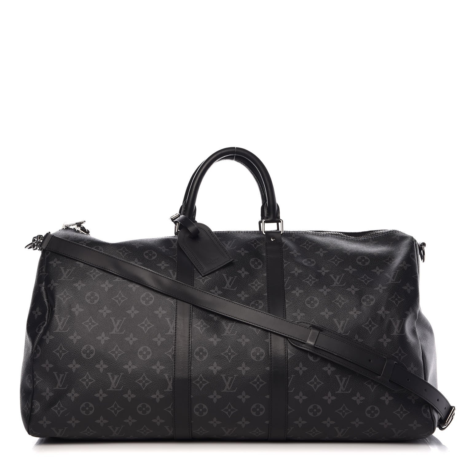 Louis Vuitton Monogram Eclipse Keepall Bandouliere 55 1 of 8