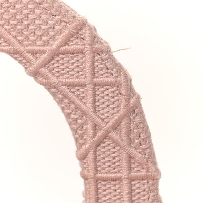 Christian Dior Canvas Embroidered Cannage Medium Lady D-Lite Pink 13 of 15