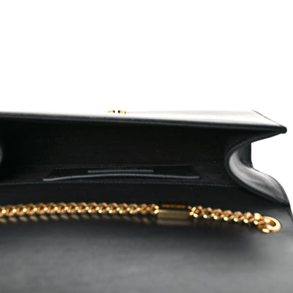 Saint Laurent Smooth Calfskin Medium Classic Monogram Kate Tassel Satchel Black 5 of 8
