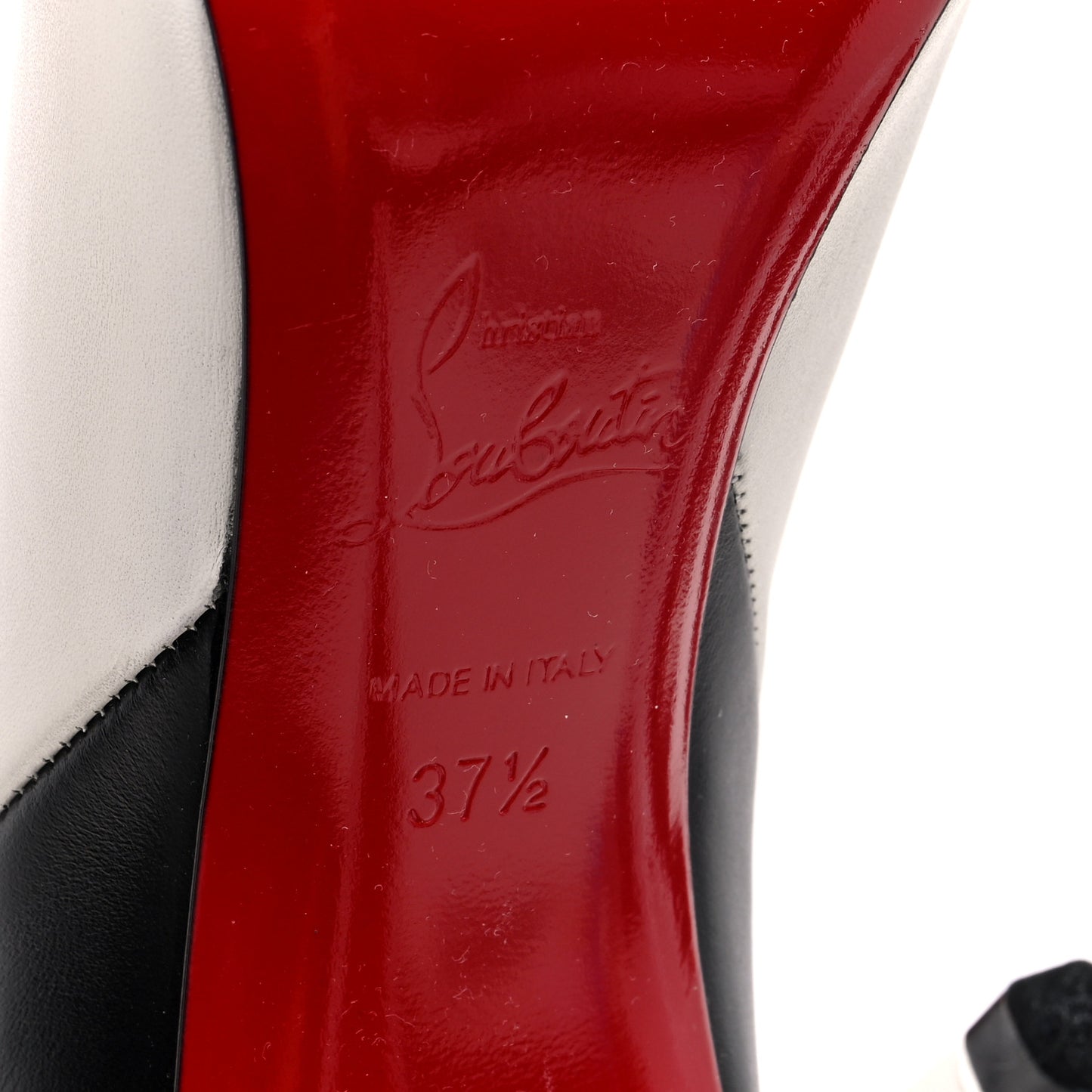 Calfskin Astrilarge 100 Booties 37.5 White Black