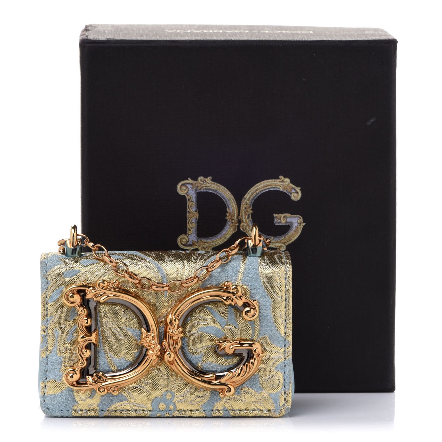 Brocade Micro DG Girls Shoulder Bag Light Blue