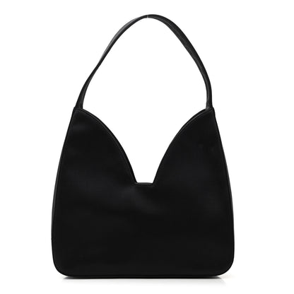 Prada Satin Raso Shoulder Bag Black 1 of 10