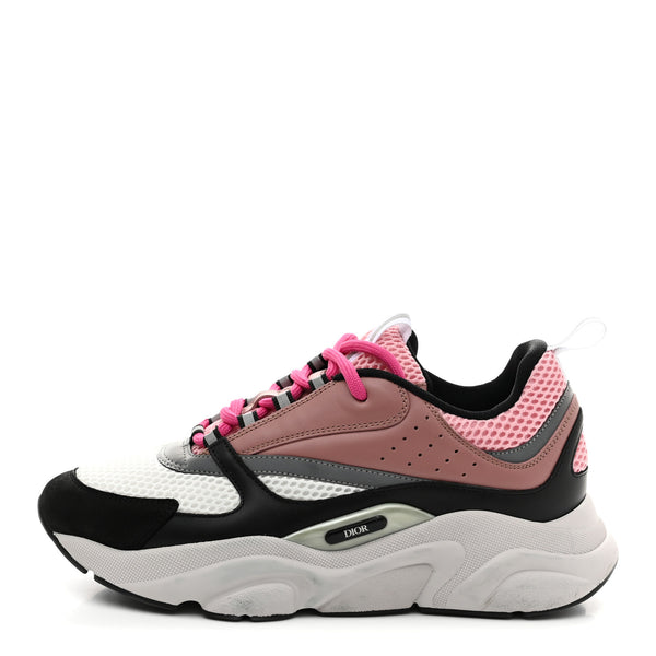 Christian Dior Technical Mesh Calfskin Womens B22 Sneakers 40 Red