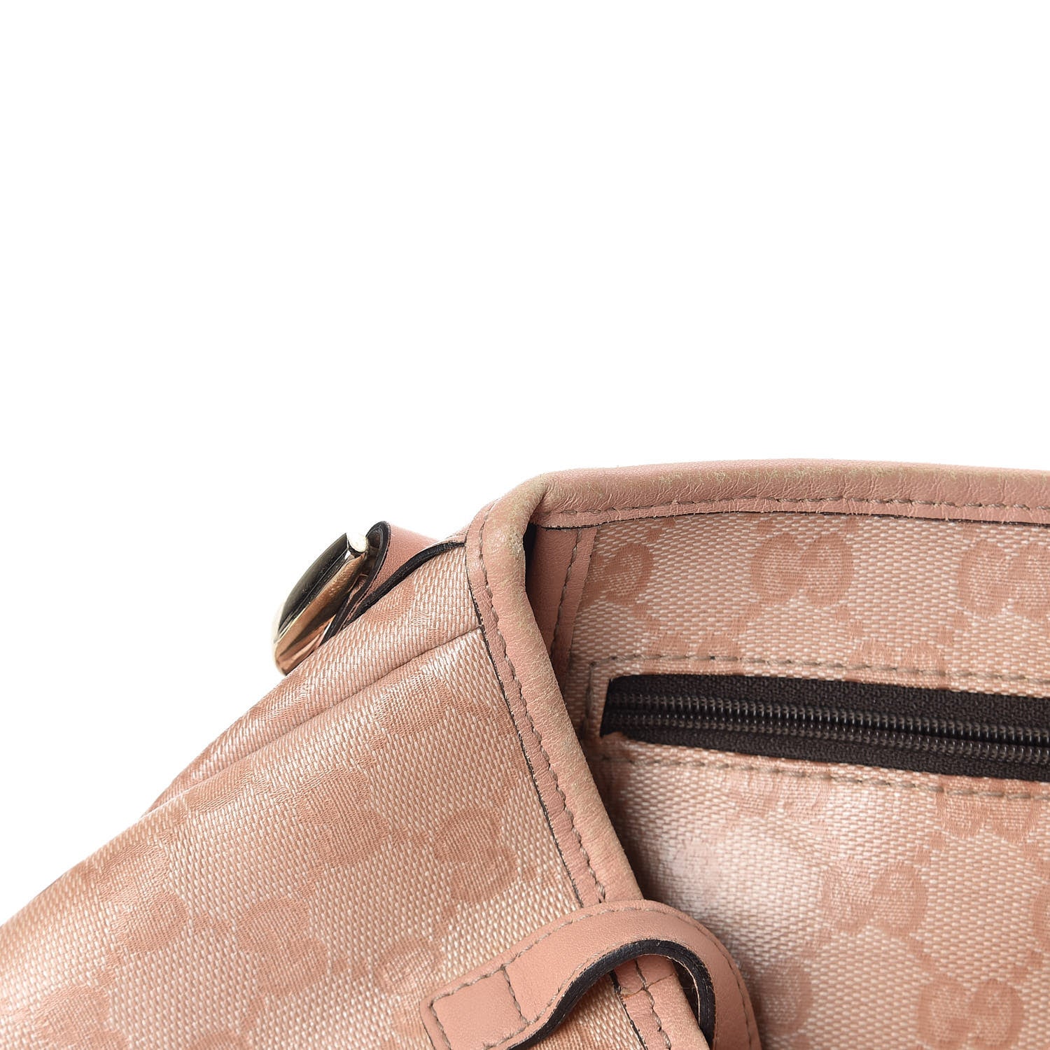 Gucci Crystal Monogram Medium Abbey Shoulder Bag Blush 10 of 14