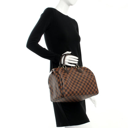 Louis Vuitton Damier Ebene Speedy 30 2 of 9