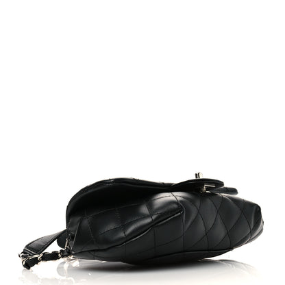 Chanel Calfskin Quilted CC Uniform Flap Belt Bag Black 4 of 10