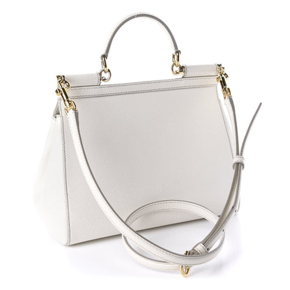 Dolce & Gabbana Dauphine Medium Miss Sicily Satchel White 3 of 11