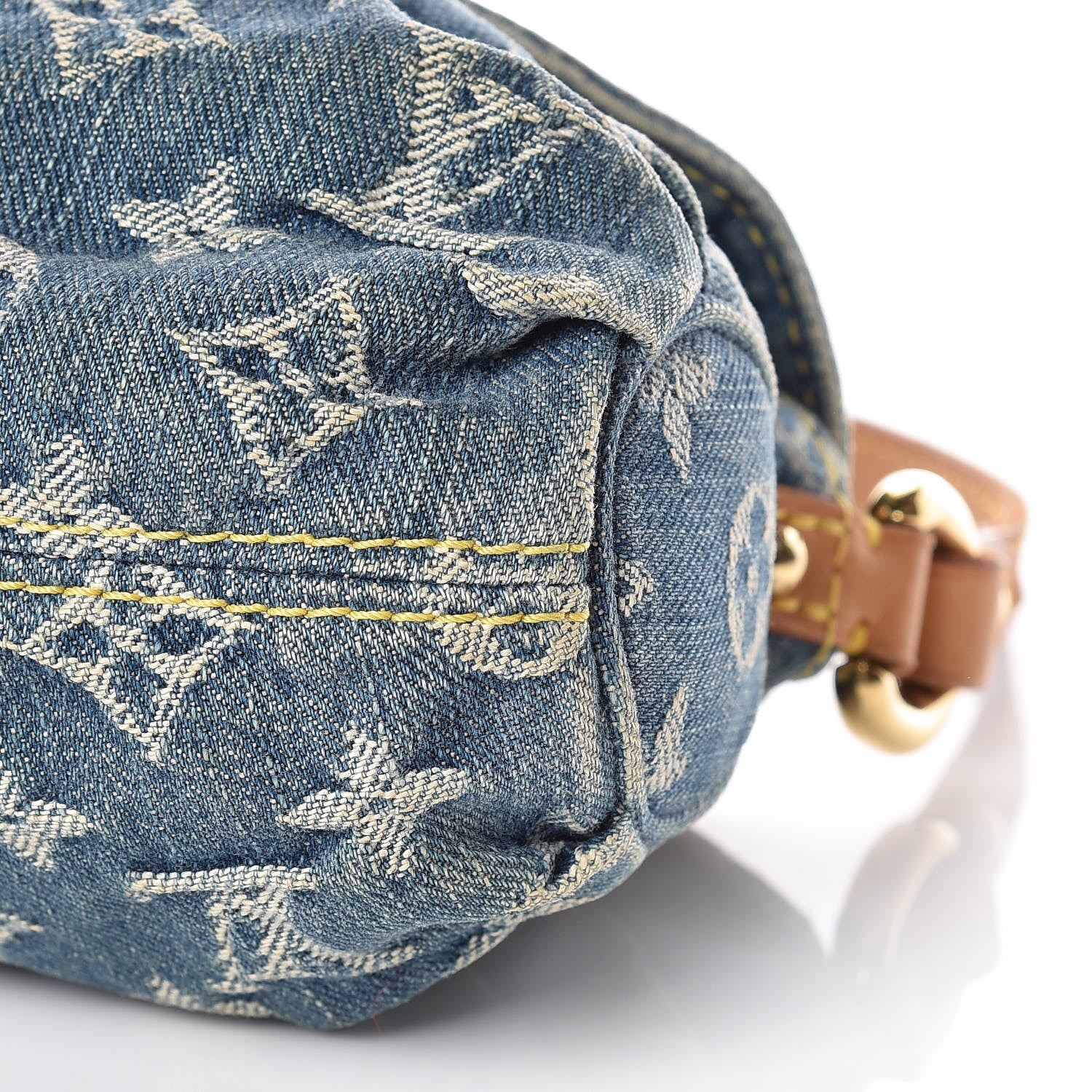 Louis Vuitton Monogram Denim Mini Pleaty Blue 9 of 14