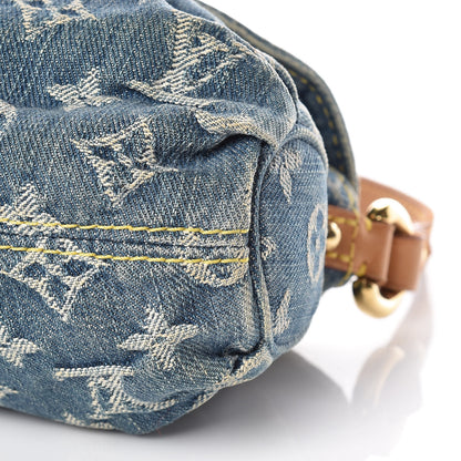 Louis Vuitton Monogram Denim Mini Pleaty Blue 9 of 14