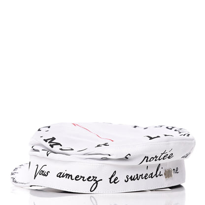 Christian Dior Daydream Print Cap Hat 57 White 5 of 9