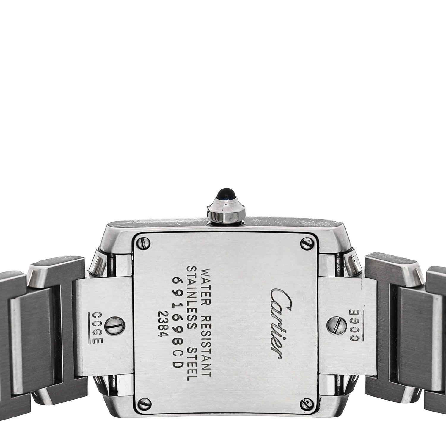 Cartier Stainless Steel 20mm Tank Francaise Quartz Watch 4 of 4