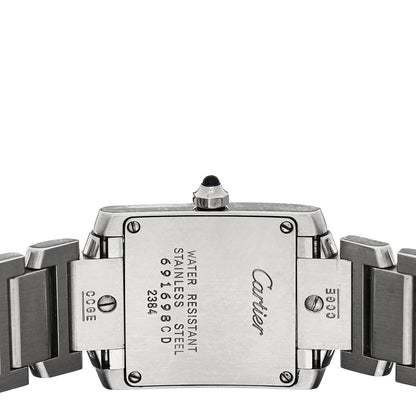 Cartier Stainless Steel 20mm Tank Francaise Quartz Watch 4 of 4