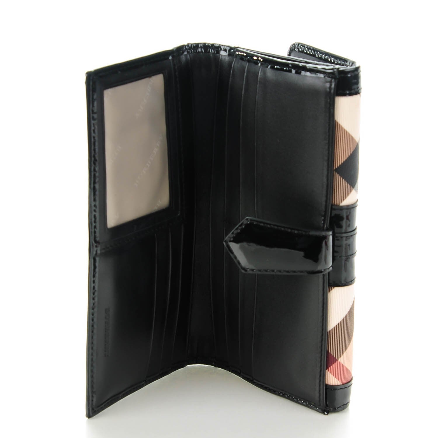 Burberry Supernova Check Penrose Continental Wallet Black 4 of 6
