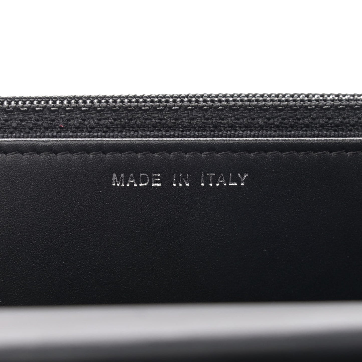 Aged Calfskin Quilted Lucky Charms 2.55 Reissue Wallet On Chain WOC Black