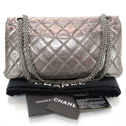 Chanel Calfskin 2.55 Reissue 228 Flap Metallic Silver 3 of 8
