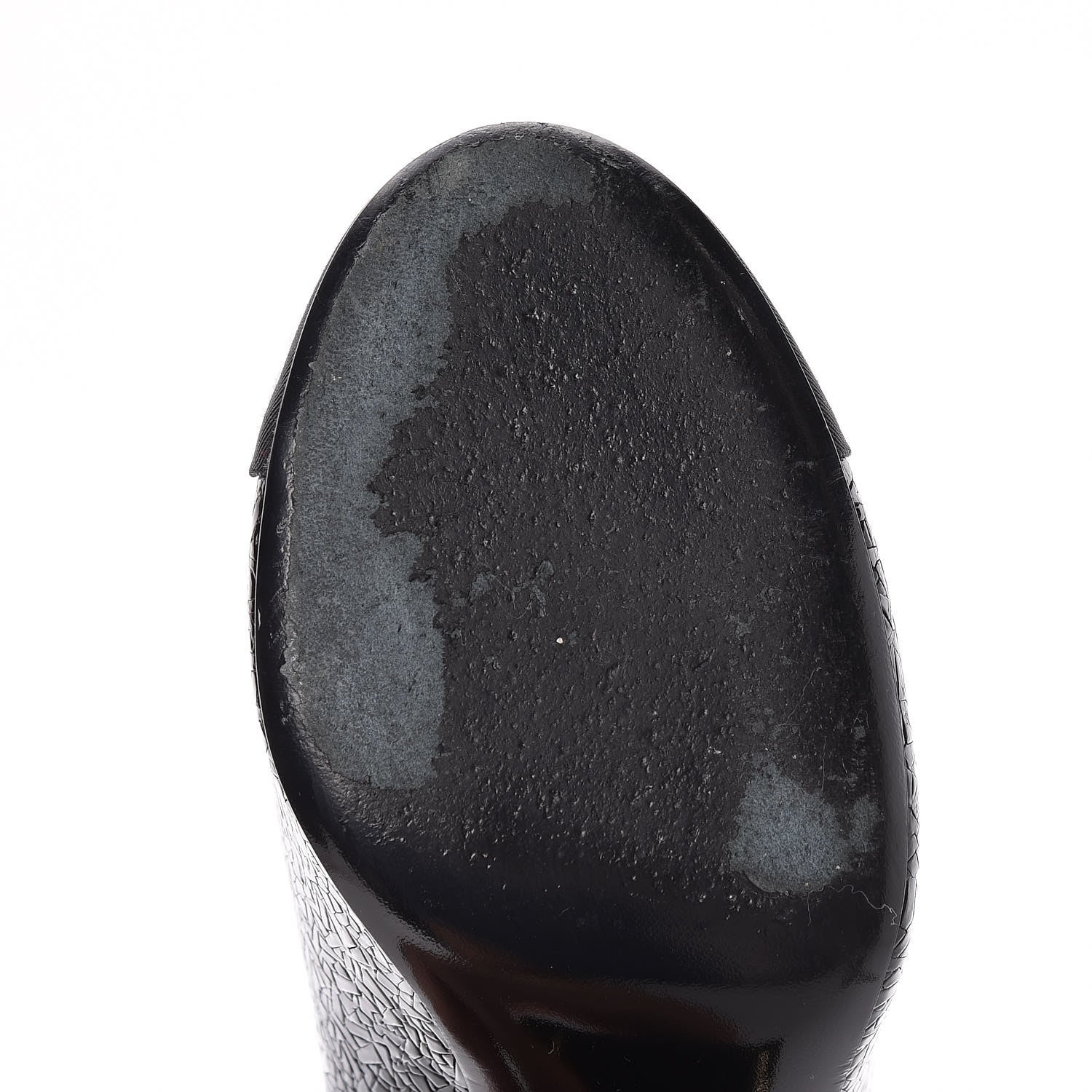 Chanel Fantasy Patent Calfskin Grosgrain Cap Toe Pumps 38 Black 10 of 12