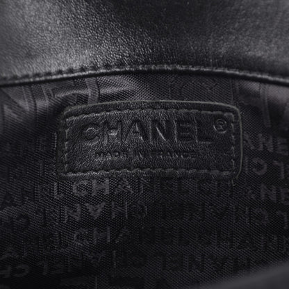 Chanel Nylon Quilted Mademoiselle Messenger Flap Bag Black 6 of 8