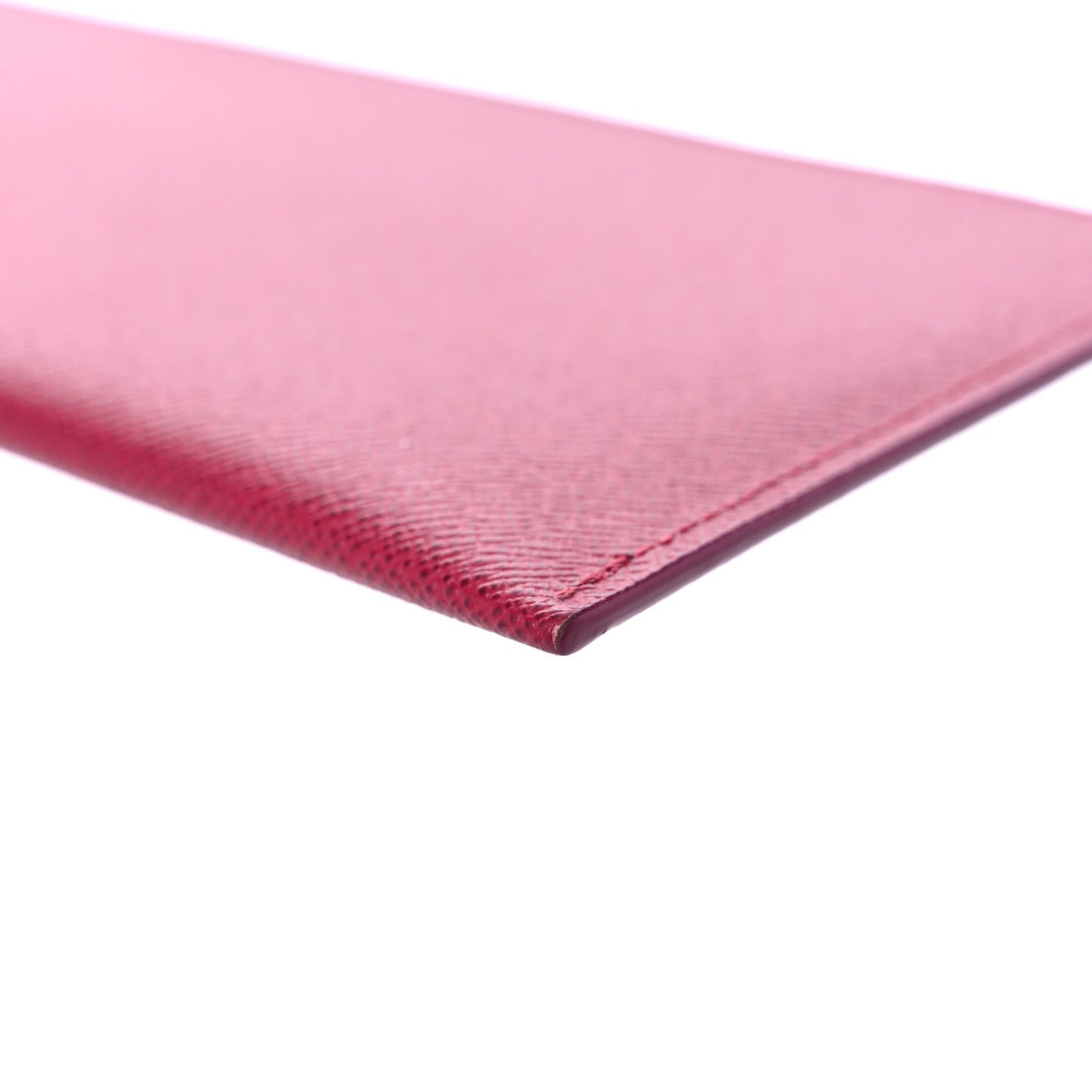Calfskin Felicie Card Holder Insert Fuchsia