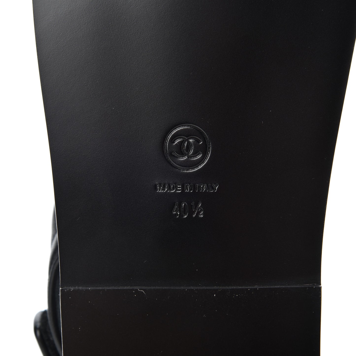 Lambskin Velcro Dad Sandals 40.5 Black