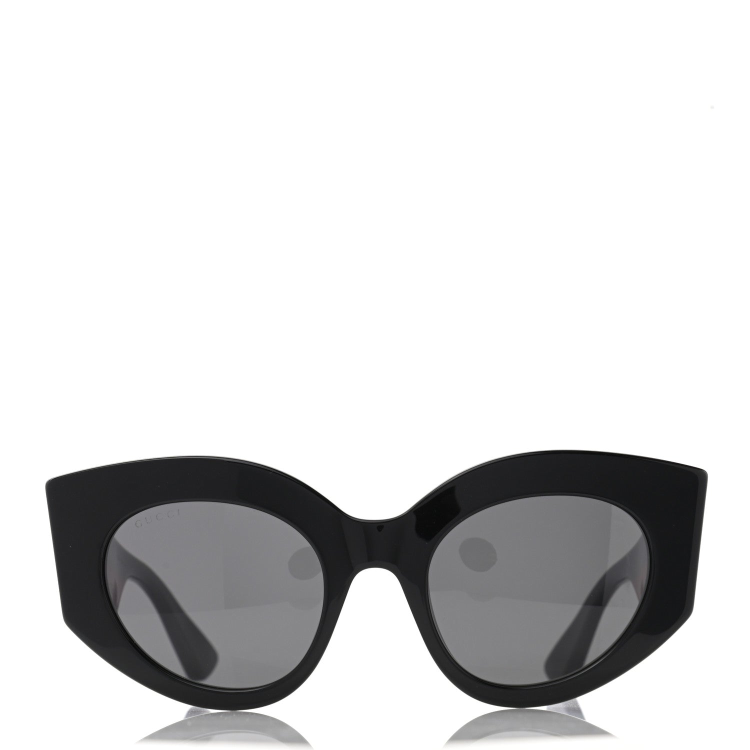 Gucci Acetate Oversized Rectangle Frame Web Sunglasses GG 0275/S Black 2 of 8