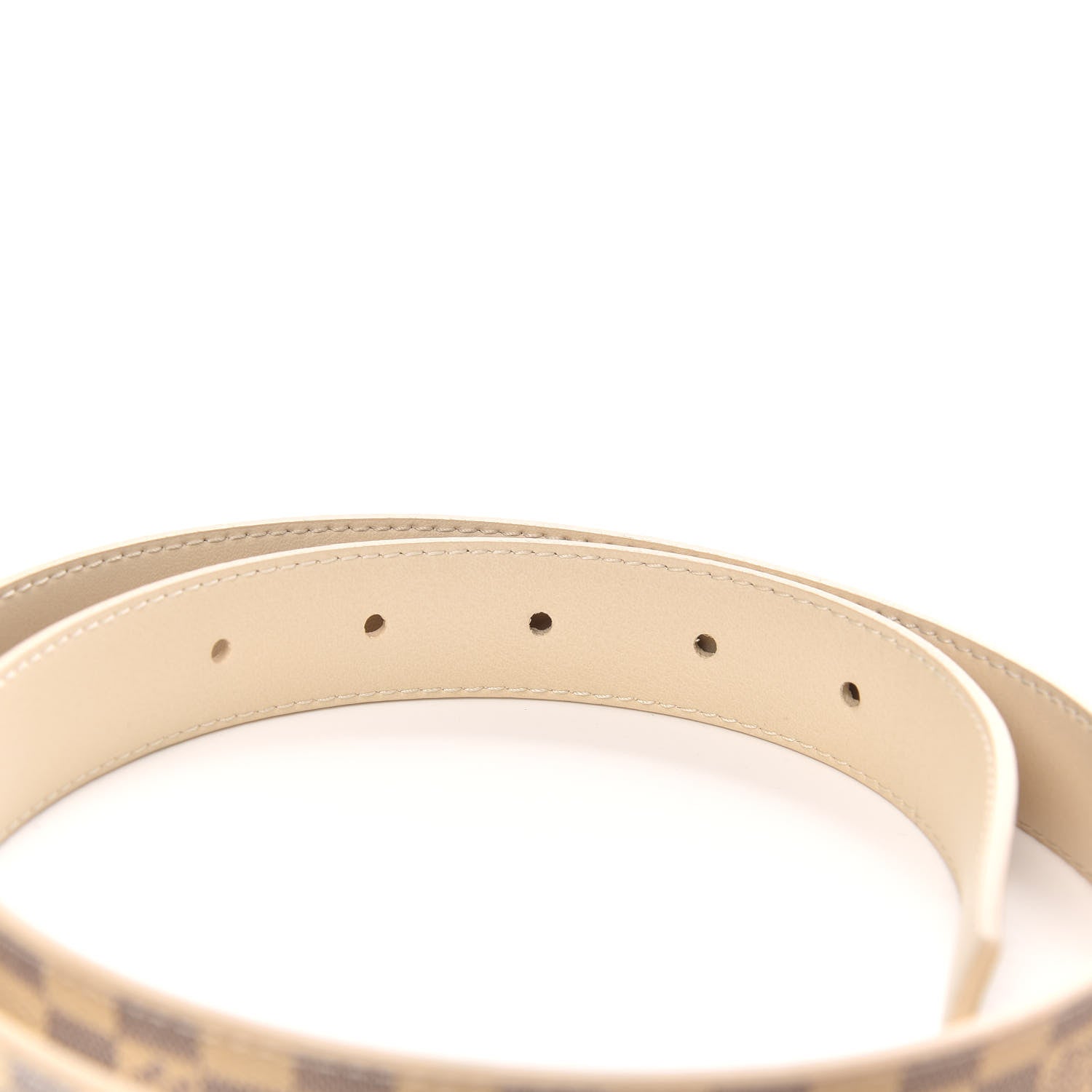 Louis Vuitton Mini Damier Azur 25mm LV Initiales Belt 90 36 3 of 6
