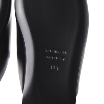 Balenciaga Calfskin BB Mules 35.5 Black 6 of 10