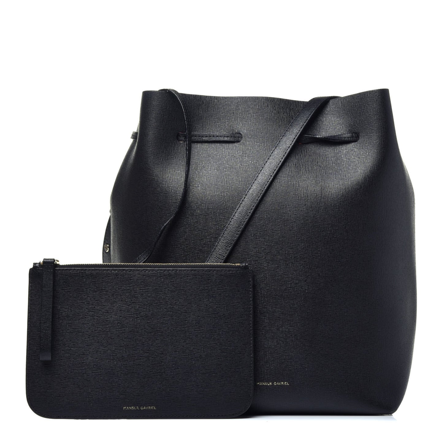 Saffiano Bucket Bag Black Flamma