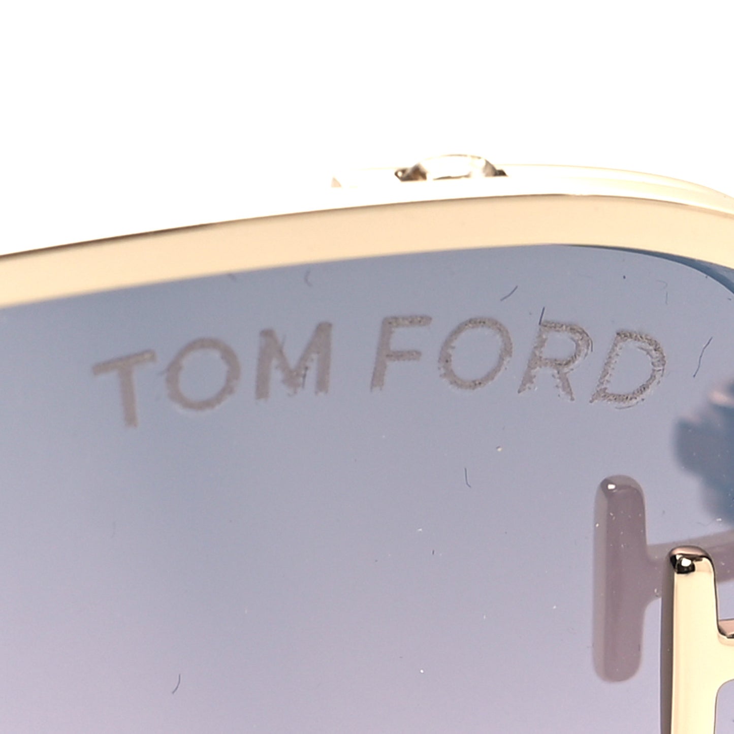 Metal Leila Cat Eye Sunglasses TF786 Gold