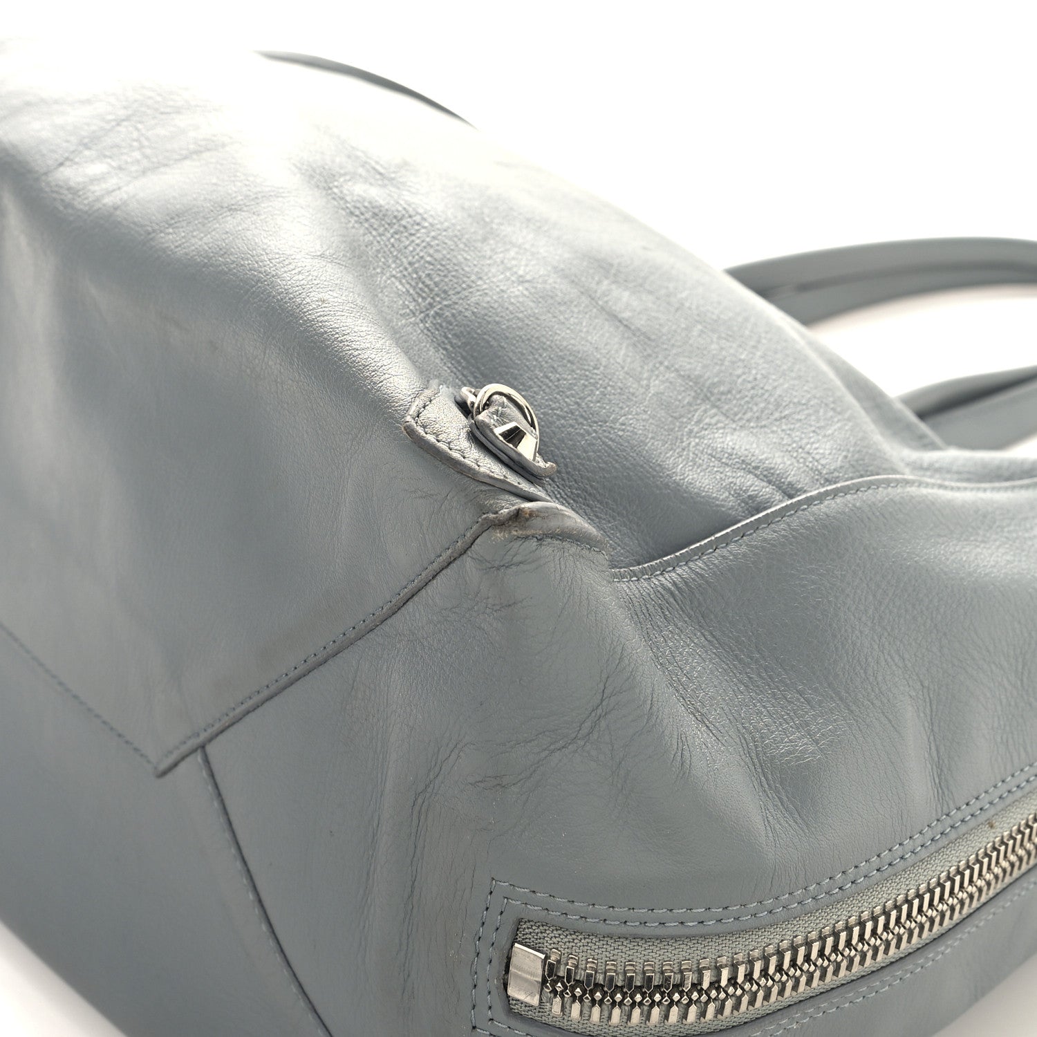 Balenciaga Veau Papier A4 Zip Around Tote Grey 10 of 14