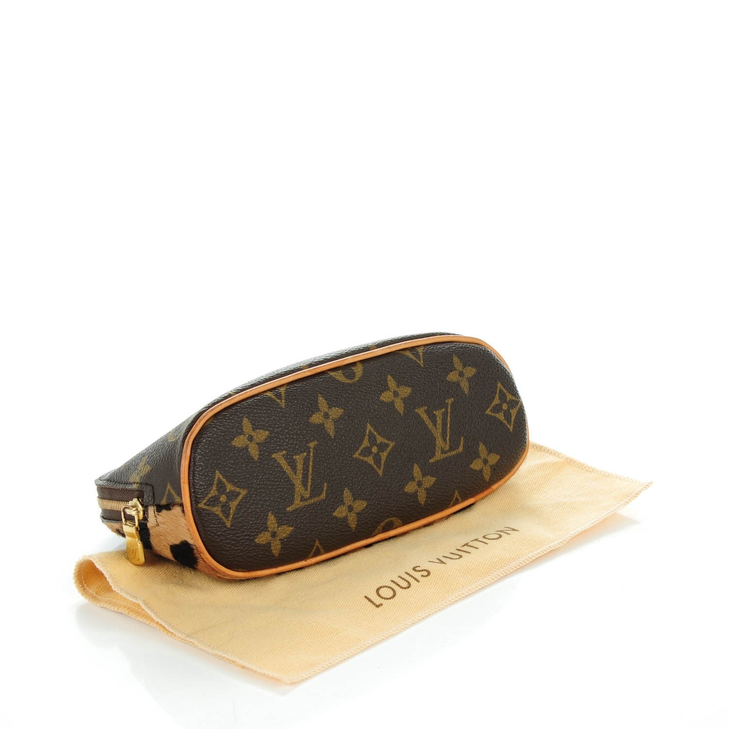 Louis Vuitton Monogram Azzedine Alaia Leopard Print Pony Hair Cosmetic Pouch 4 of 8