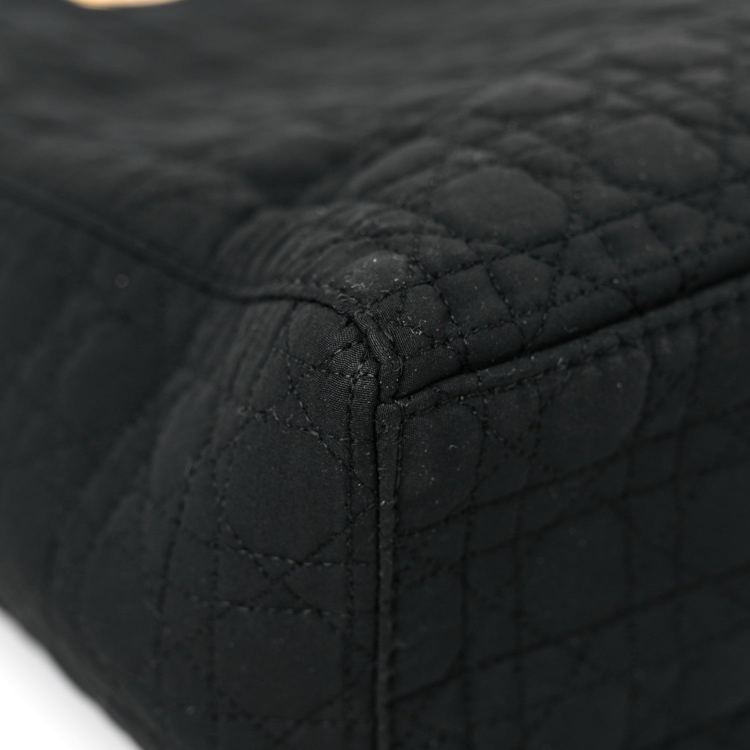 Christian Dior Nylon Cannage Large Lady Dior Black 10 of 20